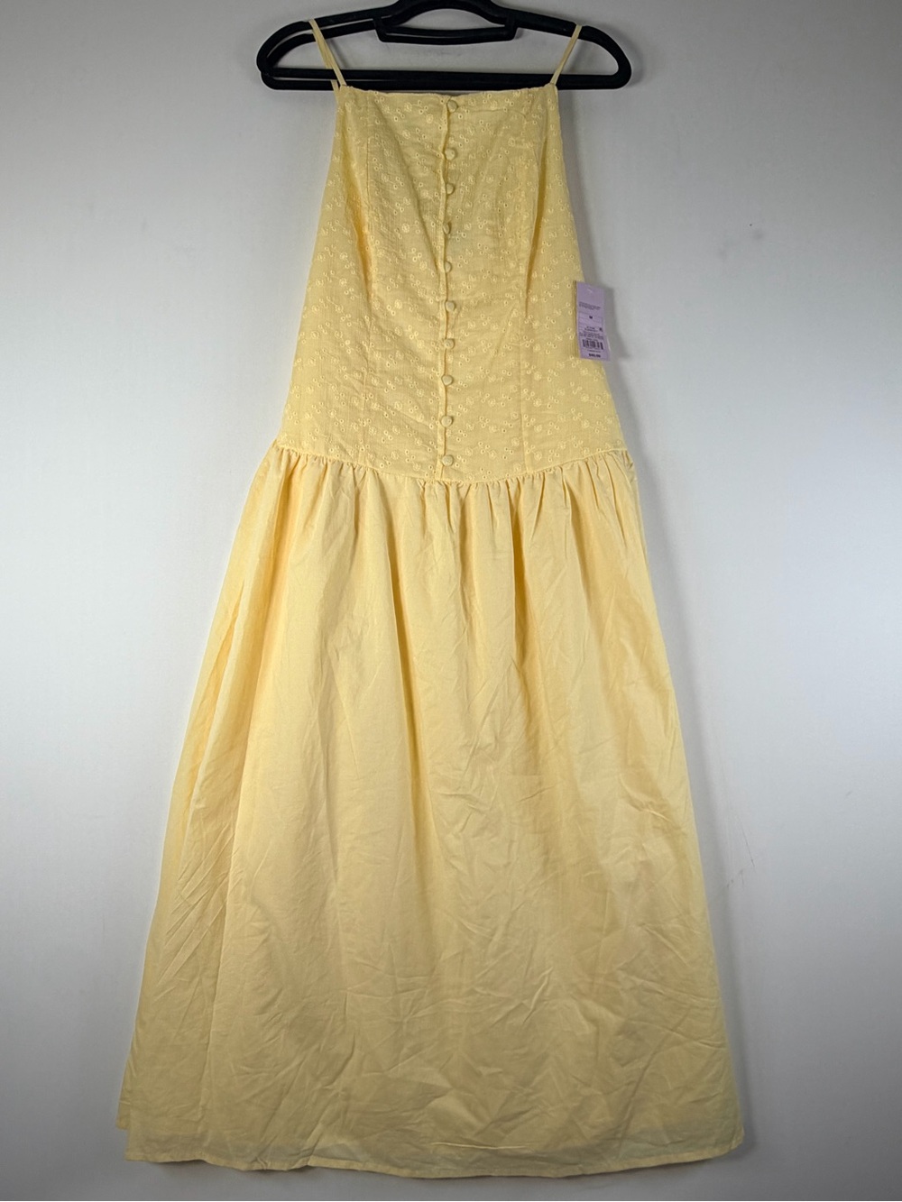 Women's High Neck Dropped Waist Midi A-Line
Dress - Wild Fable™ Yellow - M - Picture 6 of 10